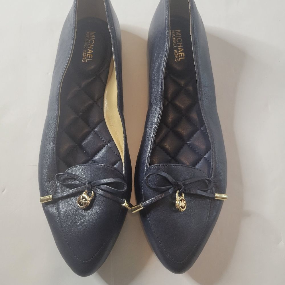 Michael Kors Women's Navy Ballet Flats